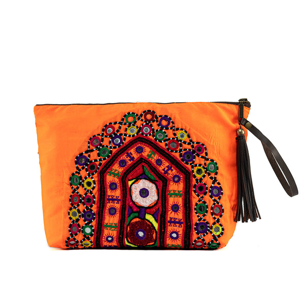 Mexican Embroidered Circle Bag