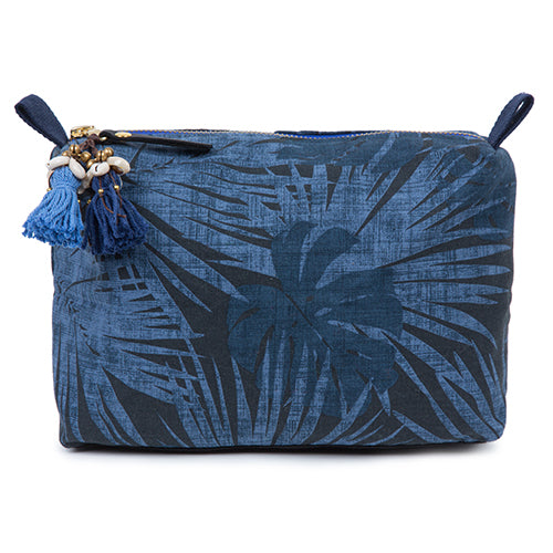 Aloha Zip Cosmetic Indigo/Blue - Pre Order for May Delivery