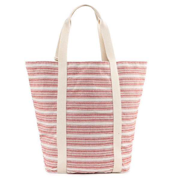 Sabai Bouldin Tote Organic Tassel Red - Pre Order for May Delivery