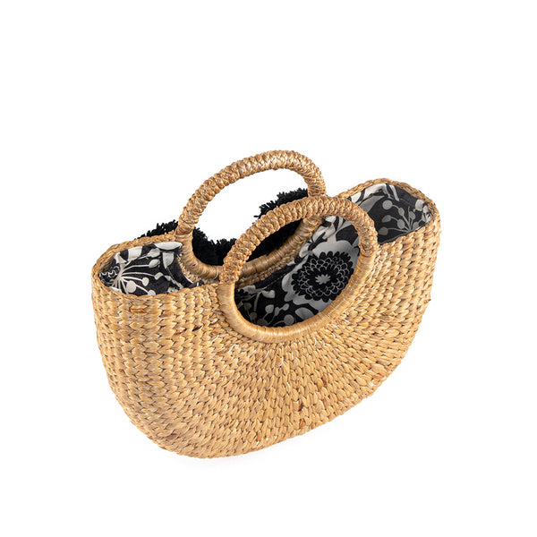 Atomic Floral Basket Mini 3 Pom Black